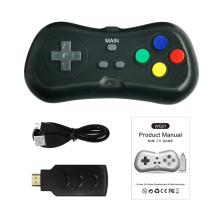 Mini console integrado para TV Videogame sem fio ACT Action Game 2.4 HD Controlador sem fio Console de jogos com 638 modelos